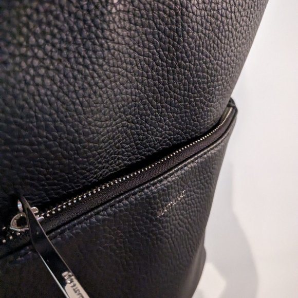 Black Leather Backpack - Picture 7 of 7